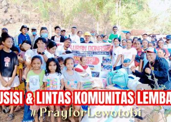 Ngamen 4 Hari Dapat 27 Juta, Musisi Lembata dan Lintas Komunitas Salurkan Bantuan Ke Warga Desa Klatanlo 