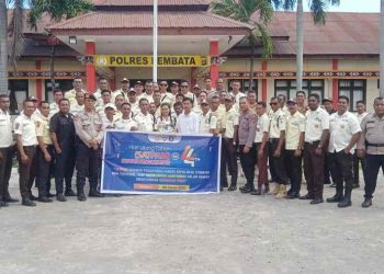 SATPAM Lembata Rayakan HUT Ke – 44 dengan Menggelar Aksi Baksos Di Rumah Ibadah & Syukuran Bersama Kapolres Lembata