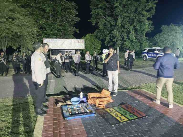 Operasi Cipta Kondisi, Polres Ende Bekuk Judi BG, Bandar Kabur, BB Diamankan