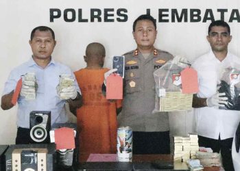 Gerak Cepat Polres Lembata Ringkus Pelaku Pencurian di 5 TKP, BB Berhasil Diamankan