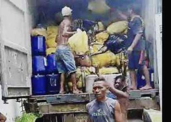 Bongkar Muat Limbah Medis Di Ruang Terbuka,   PT  PRIA Cabang Kupang Dituding Sebarkan Wabah Penyakit