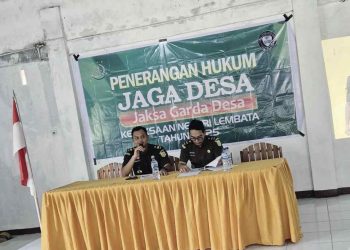 Jaga Desa, Kejari Lembata Gelar Penerangan Hukum Se-Kecamatan Ile Ape dan Ile Ape Timur