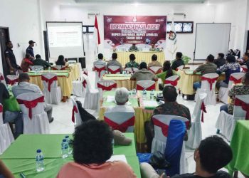 KPU Lembata Gelar Diseminasi Hasil Riset Pemilihan Bupati dan Wabup Lembata 2024