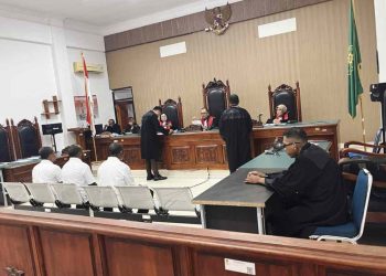Dugaan Korupsi Dana Desa Nuba Atalojo, 3 Terdakwa Ikuti Sidang Perdana di Pengadilan Tipikor Kupang