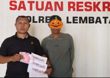 Polres Lembata Ungkap Tabir Gelap Kehadiran Uang Palsu Di Lembata, Ternyata! Pria itu Ber-KTP Kupang