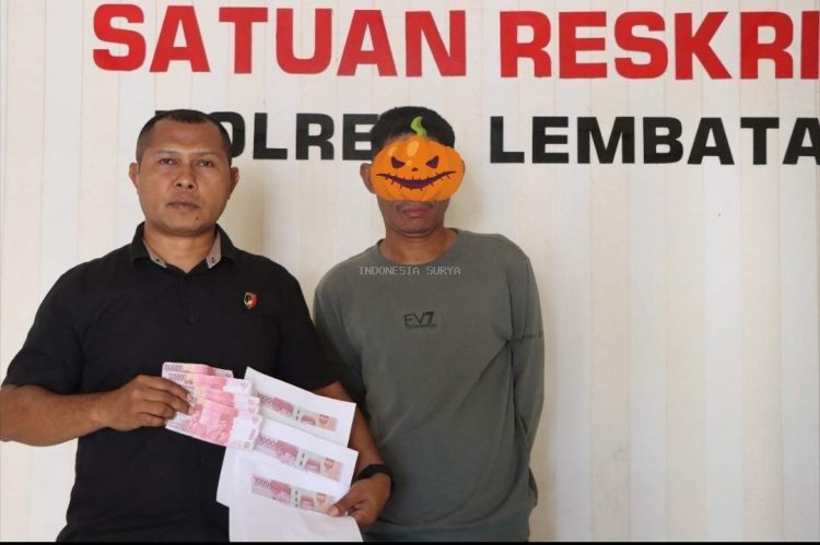 Polres Lembata Ungkap Tabir Gelap Kehadiran Uang Palsu Di Lembata, Ternyata! Pria itu Ber-KTP Kupang