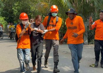 Basarnas Simulasikan Evakuasi Darurat Erupsi Gunung Api Kepada Masyarakat Lembata