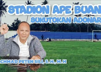 Achmad Peten Sili : Stadion Ape Buan Sukutokan Adonara Jadi Icon Bola Di Flores Timur