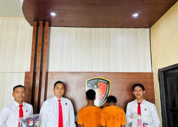 Dua Pelaku Pencurian 9 Unit Handphone Di Kantor PNM Mekar, 1 Pelaku Adalah Residivis Dibekuk Satreskrim Polres Lembata