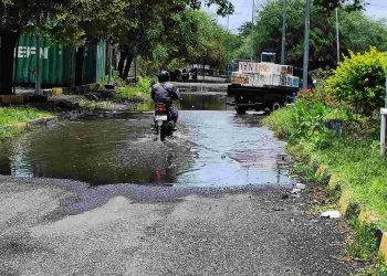 Pungut Retribusi Masuk Pelabuhan Lewoleba, Genangan Air Hujan seperti Kolam Ikan Lele di Jalan, Tidak ada Drainase