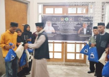 Bingkai Nilai Toleransi, Julie Sutrisno Laiskodat Salurkan Ribuan Paket Sembako Bersama MUI Lembata