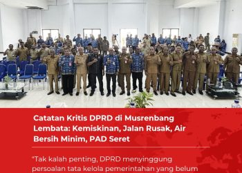 Catatan Kritis DPRD di Musrenbang Lembata: Kemiskinan, Jalan Rusak, Air Bersih Minim, PAD Seret