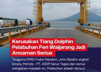 Kerusakan Tiang Dolphin Pelabuhan Feri Waijarang Jadi Ancaman Serius Roda Ekonomi Lembata