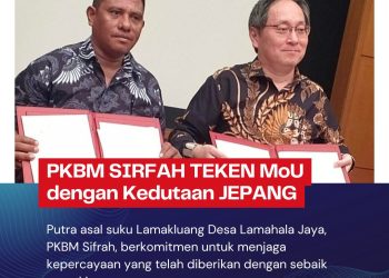 PKBM Sirfah Desa Lamahala Dapat Bantuan, Sidik Lamakluang : Kami Teken MoU Bersama Kedutaan Jepang