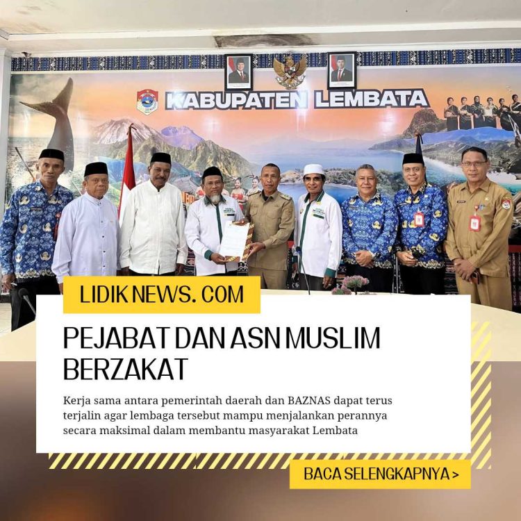 Pejabat dan ASN Muslim di Lembata Diajak Menebar Kepedulian Lewat Gerakan Zakat