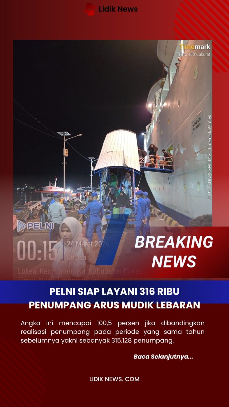 PELNI Siap Layani 316 Ribu Penumpang Arus Mudik Lebaran