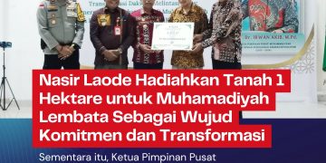 Silaturahmi Nasional Muhammadiyah di Lembata, Nasir Laode Hadiahkan Tanah 1 Hektare, ini Wujud Komitmen