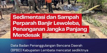 Sedimentasi dan Sampah Perparah Banjir Lewoleba, Penanganan Jangka Panjang Mendesak
