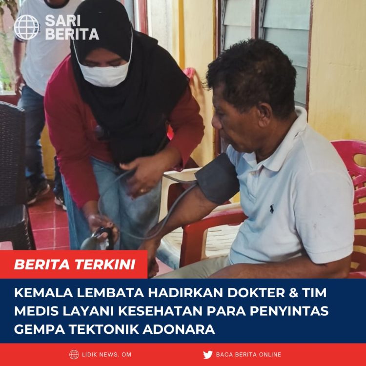 KEMALA Lembata Hadirkan dokter & Tim Medis Layani Kesehatan Para Penyintas Gempa Tektonik Adonara