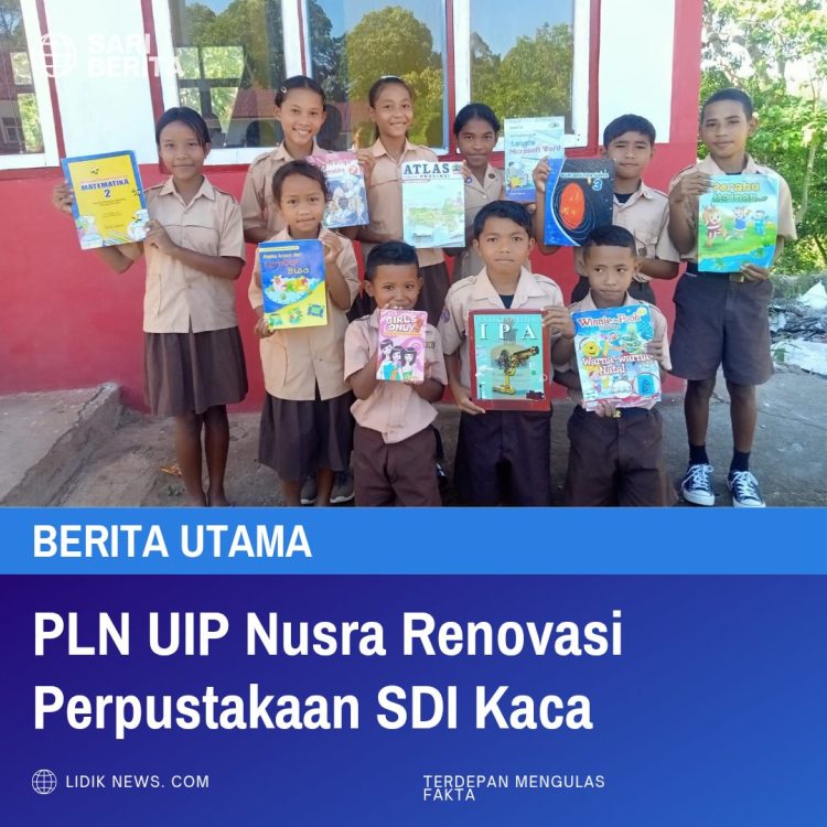 PLN UIP Nusra Renovasi Perpustakaan SDI Kaca, Dukung Peningkatan Kualitas Pendidikan di Sekitar Kawasan Pengembangan PLTP Ulumbu