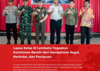 Lapas Kelas III Lembata Tegaskan Komitmen Bersih dari Handphone Ilegal, Narkoba, dan Penipuan
