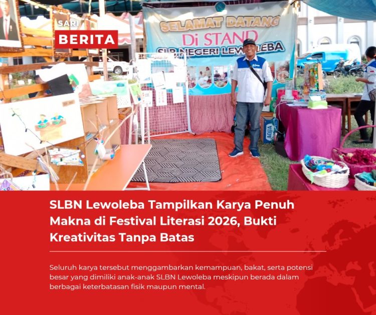 SLBN Lewoleba Tampilkan Karya Penuh Makna di Festival Literasi 2026, Bukti Kreativitas Tanpa Batas