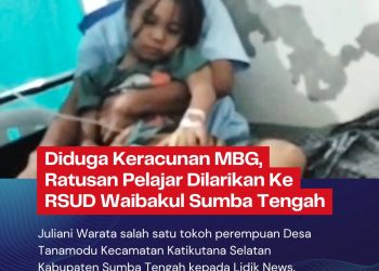 Diduga Keracunan MBG, Ratusan Pelajar Dilarikan Ke RSUD Waibakul Sumba Tengah, Ada Paud Juga