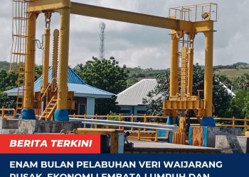 Enam Bulan Pelabuhan Veri Waijarang Rusak, Ekonomi Lembata Lumpuh dan Harga Barang Melonjak