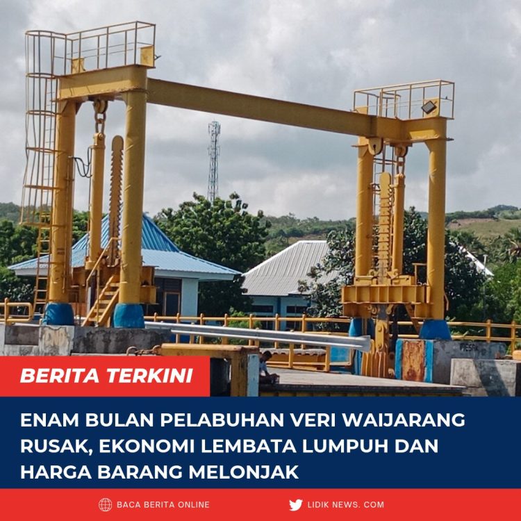 Enam Bulan Pelabuhan Veri Waijarang Rusak, Ekonomi Lembata Lumpuh dan Harga Barang Melonjak