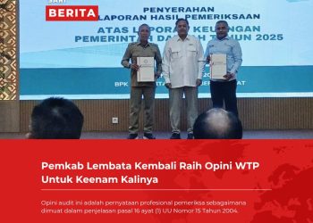 Pemkab Lembata Kembali Raih Opini WTP Untuk Keenam Kalinya
