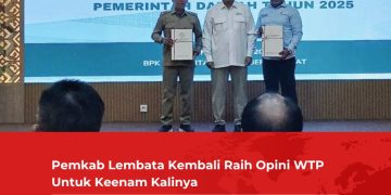 Pemkab Lembata Kembali Raih Opini WTP Untuk Keenam Kalinya