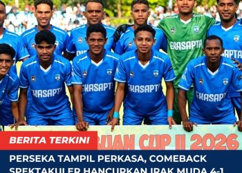 Perseka Tampil Perkasa, Comeback Spektakuler Hancurkan Irak Muda 4-1 di Apebuan II Cup 2026