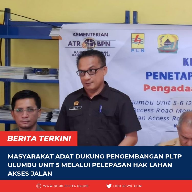 Masyarakat Adat Dukung Pengembangan PLTP Ulumbu Unit 5 Melalui Pelepasan Hak Lahan Akses Jalan