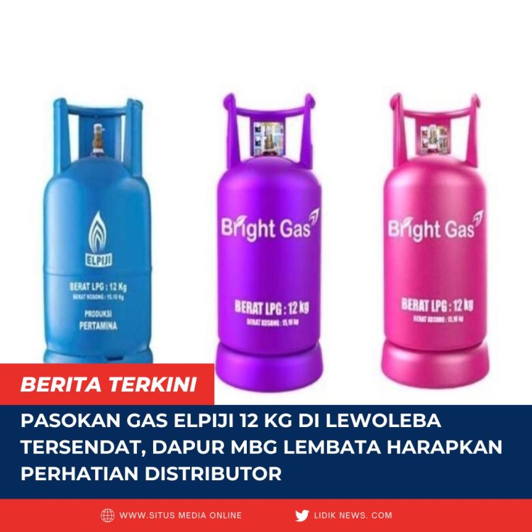 Pasokan Gas Elpiji 12 Kg di Lewoleba Tersendat, Dapur MBG Lembata Harapkan Perhatian Distributor