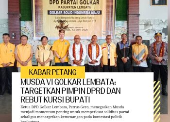 Musda VI Golkar Lembata: Targetkan Pimpin DPRD dan Rebut Kursi Bupati