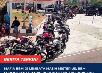 Mafia BBM di Lembata Masih Misterius, BBM Subsidi Cepat Habis, Publik Desak APH Bongkar Aktor di Balik Kelangkaan