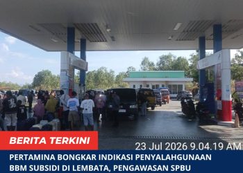 Pertamina Bongkar Indikasi Penyalahgunaan BBM Subsidi di Lembata, Pengawasan SPBU Diperketat dan QR Code Jadi Sorotan
