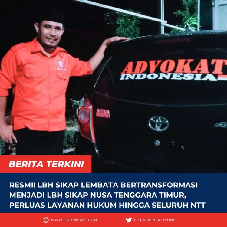 Resmi! LBH SIKAP Lembata Bertransformasi Menjadi LBH SIKAP Nusa Tenggara Timur, Perluas Layanan Hukum hingga Seluruh NTT
