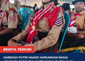 Habidah Putri Hamid Harumkan Nama Lembata di Jamda X NTT, Jadi MC Utama di Hadapan Gubernur dan Ribuan Pramuka