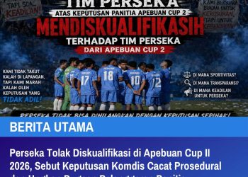 Perseka Tolak Diskualifikasi di Apebuan Cup II 2026, Sebut Keputusan Komdis Cacat Prosedural dan Ungkap Dugaan Pelanggaran Panitia
