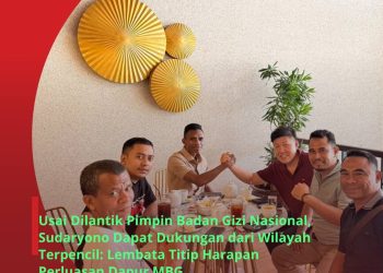 Usai Dilantik Pimpin Badan Gizi Nasional, Sudaryono Dapat Dukungan dari Wilayah Terpencil: Lembata Titip Harapan Perluasan Dapur MBG