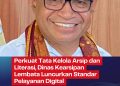 Perkuat Tata Kelola Arsip dan Literasi, Dinas Kearsipan Lembata Luncurkan Standar Pelayanan Digital