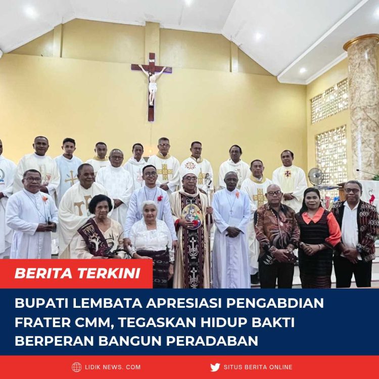 Bupati Lembata Apresiasi Pengabdian Frater CMM, Tegaskan Hidup Bakti Berperan Bangun Peradaban