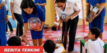 Perwabantt Cabang Lewoleba Salurkan Makanan Sehat untuk 15 Anak RA Qurrata A’Yun Sambut HUT ke-25