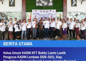 Ketua Umum KADIN NTT Bobby Lianto Lantik Pengurus KADIN Lembata 2026–2031, Siap Bangkitkan Ekonomi Daerah Lewat Jejaring Nasional