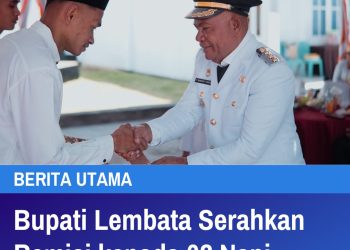 Bupati Lembata Serahkan Remisi kepada 62 Napi