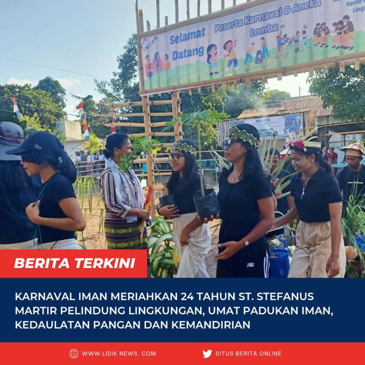 Karnaval Iman meriahkan 24 Tahun St. Stefanus Martir Pelindung Lingkungan, Umat Padukan Iman, Kedaulatan Pangan dan Kemandirian