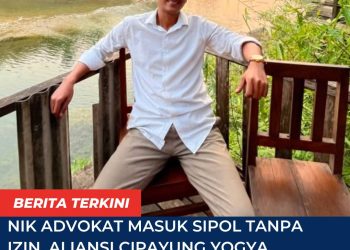 NIK Advokat Masuk SIPOL Tanpa Izin, Aliansi Cipayung Yogya Desak DKPP Periksa KPU Lembata