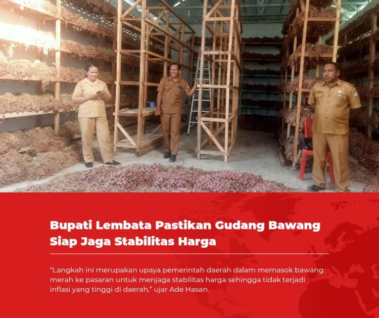 Bupati Lembata Pastikan Gudang Bawang Siap Jaga Stabilitas Harga
