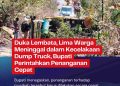 Duka Lembata, Lima Warga Meninggal dalam Kecelakaan Dump Truck, Bupati Perintahkan Penanganan Cepat
